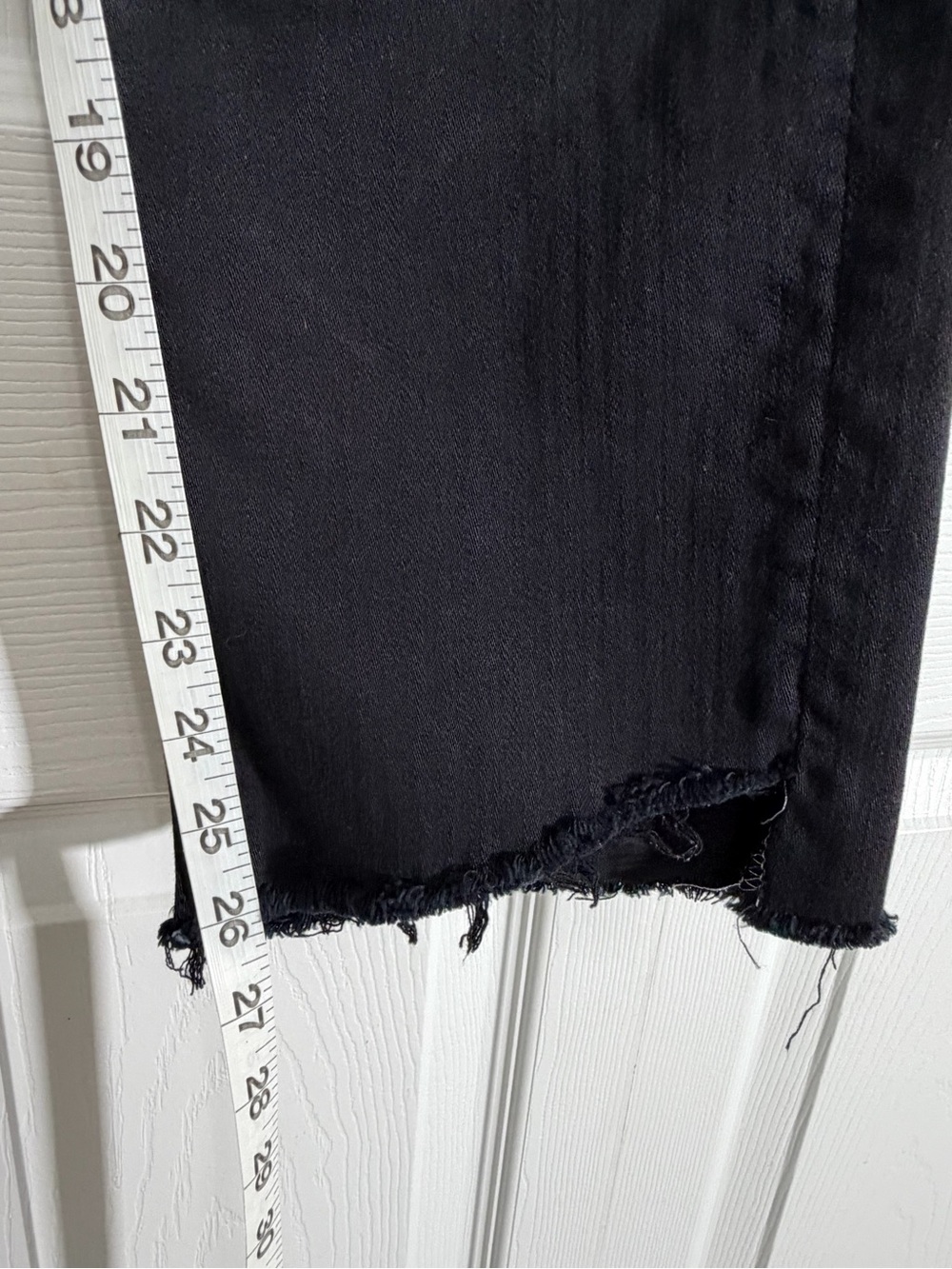 MOTHER The Rascal Ankle Step Fray — Black - Picture 10 of 10